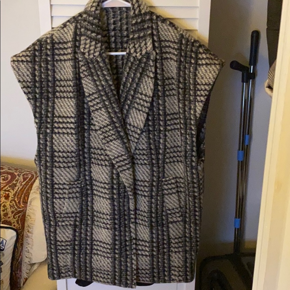 Alice and Olivia Zaire wool oversized vest